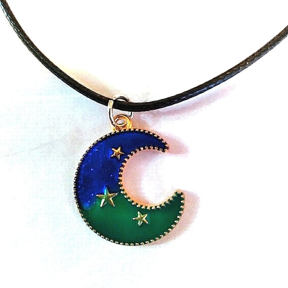 Handmade Starry Moon Necklace